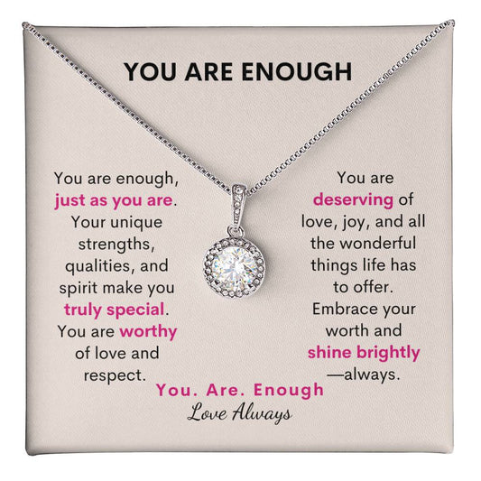 Eternal Hope: Sparkling Heirloom Necklace - A Radiant Reminder She is Enough