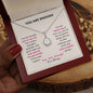 Eternal Hope: Sparkling Heirloom Necklace - A Radiant Reminder She is Enough