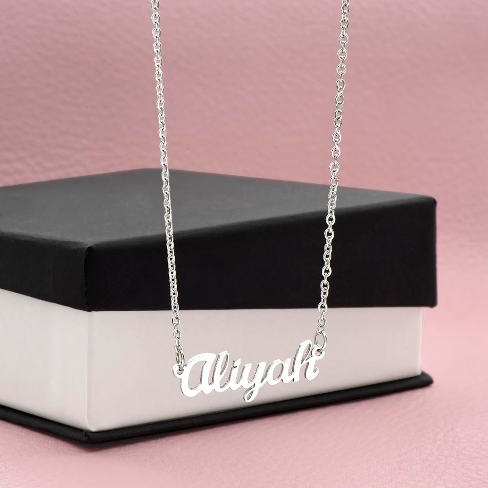 Forever My Girl: Custom Name Necklace to Celebrate Your Daughter