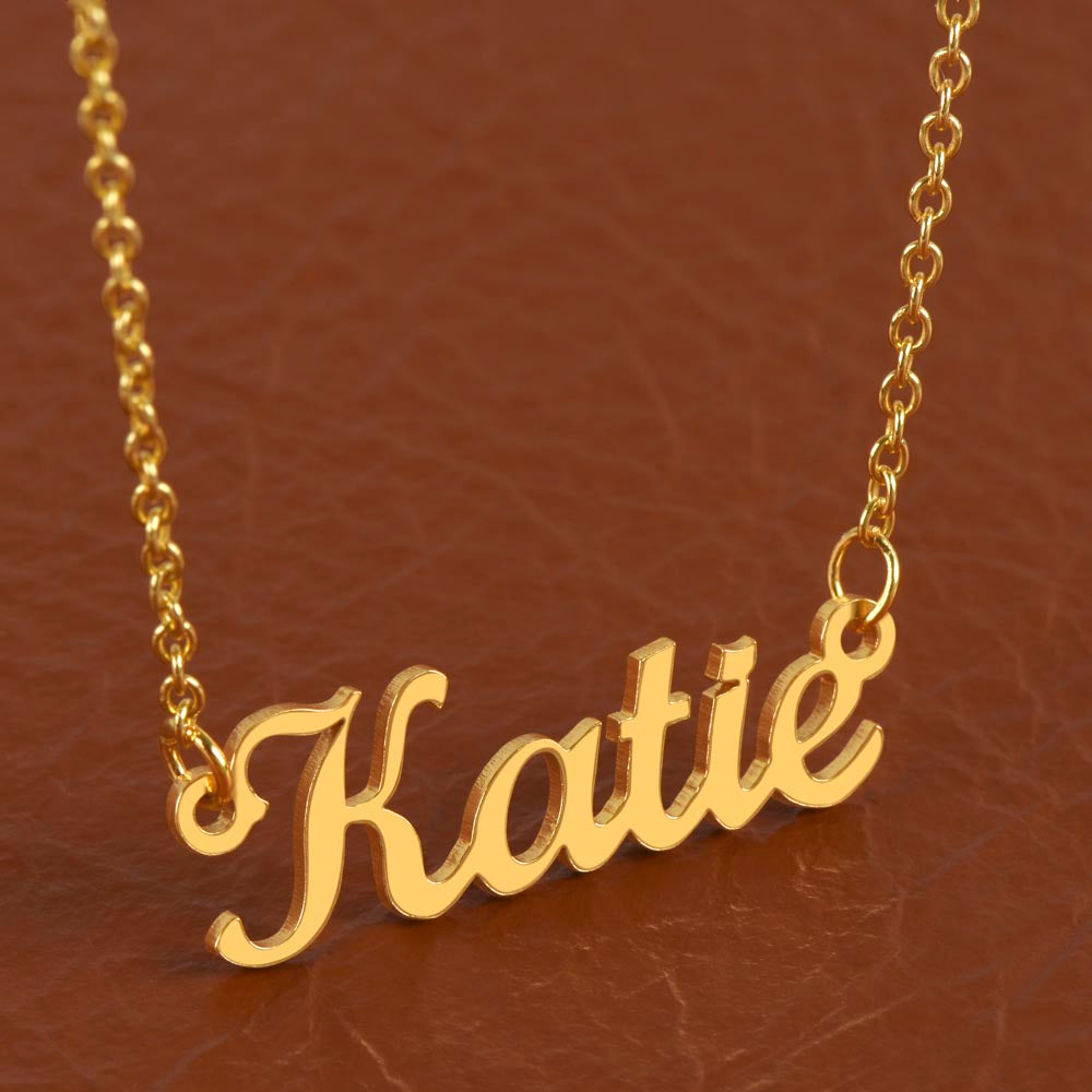 Forever My Girl: Custom Name Necklace to Celebrate Your Daughter
