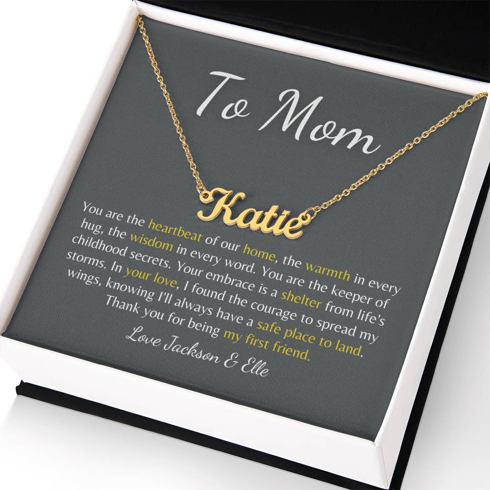 Forever Our Mom: Custom Name Necklace to Celebrate Your Mom