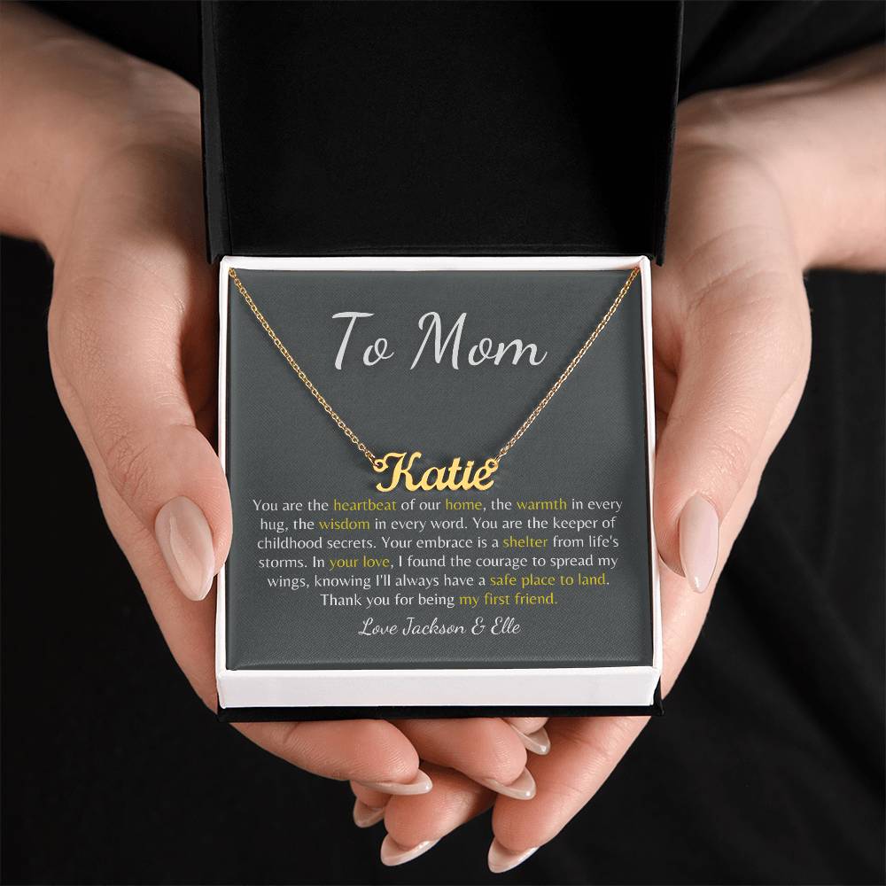 Forever Our Mom: Custom Name Necklace to Celebrate Your Mom