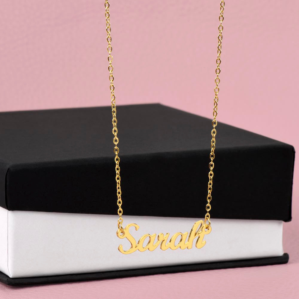Forever My Love: Custom Name Necklace to Celebrate Your Soulmate