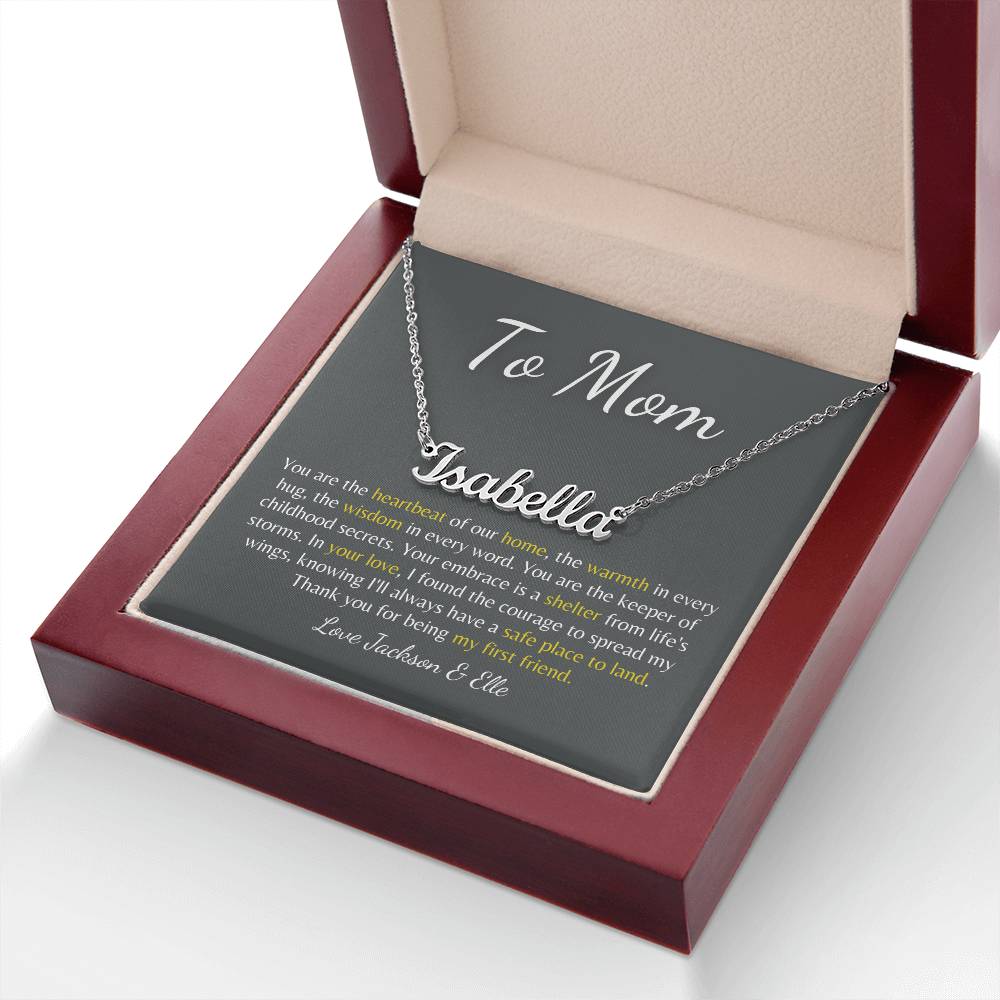 Forever Our Mom: Custom Name Necklace to Celebrate Your Mom