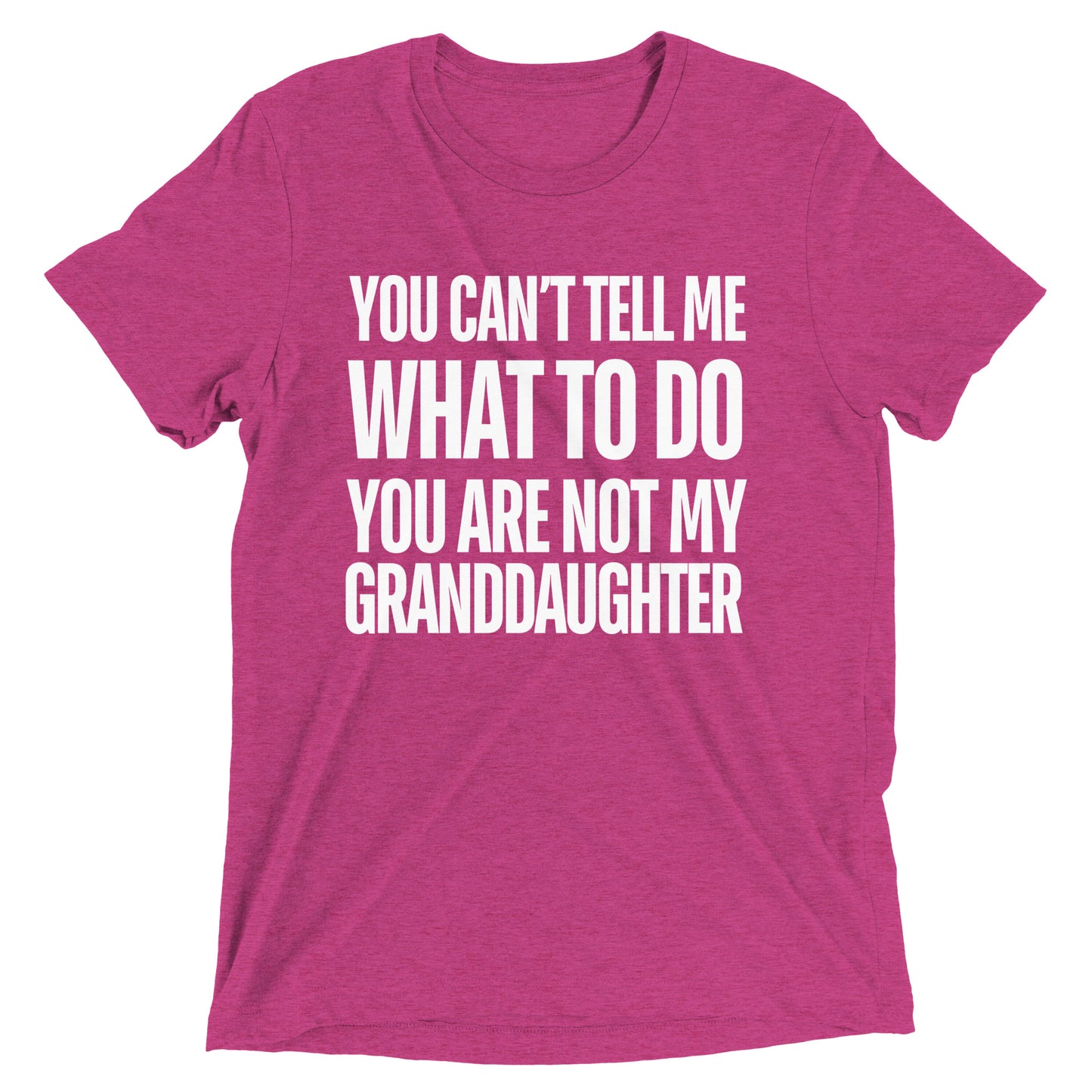 You Can’t Tell Me What To Do You Are Not My Granddaughter T-shirt