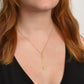 Personalized Birth Flower Name Necklace for Your Love - Her Story in Petals and Gold