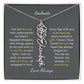 Personalized Birth Flower Name Necklace for Your Love - Her Story in Petals and Gold