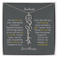 Personalized Birth Flower Name Necklace for Your Love - Her Story in Petals and Gold
