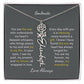 Personalized Birth Flower Name Necklace for Your Love - Her Story in Petals and Gold